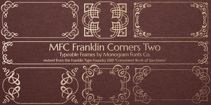 MFC Franklin Corners Two Font Poster 1
