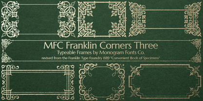 MFC Franklin Corners Drei Font Poster 1
