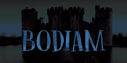 Bodiam Font Poster 1