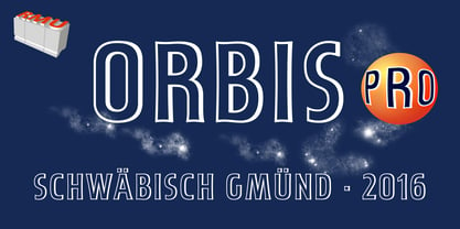 Orbis Pro Font Poster 1