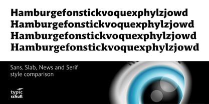 Schuss Slab Pro Font Poster 15