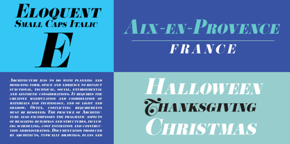 Eloquent JF Pro Font Poster 7