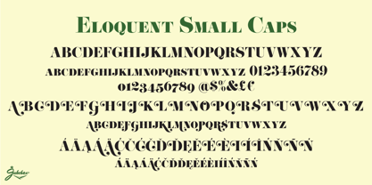Eloquent JF Pro Font Poster 6