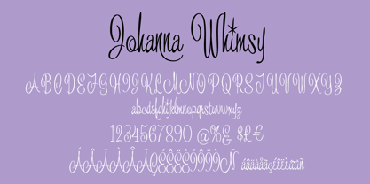 Johanna Whimsy JF Font Poster 1