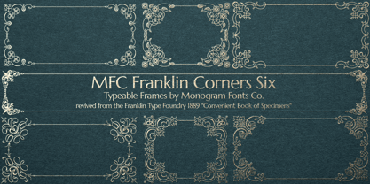 MFC Franklin Corners Six Font Poster 1