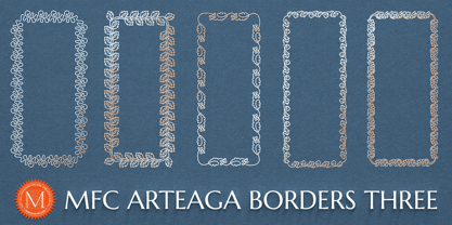 MFC Arteaga Borders Three Font Poster 1