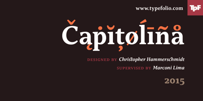 Capitolina Font Poster 17