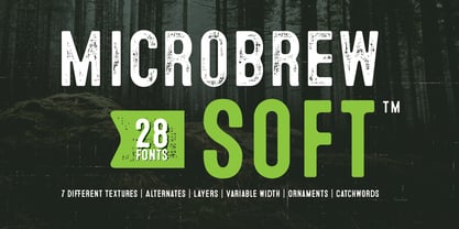 Microbrew Soft Fuente Póster 1