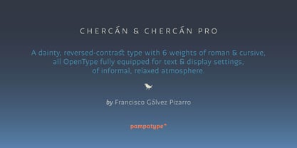 Chercán Font Poster 1