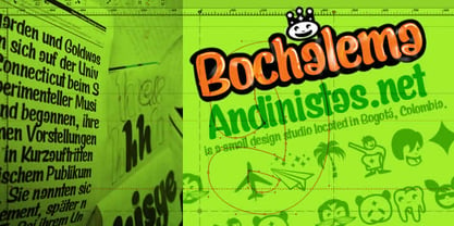 Bochalema Font Poster 1