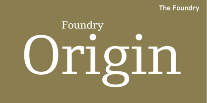 Foundry Origin Fuente Póster 1