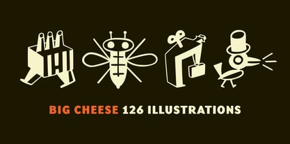 Big Cheese Font Poster 1