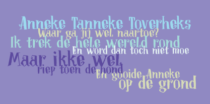 Toverheks Font Poster 2