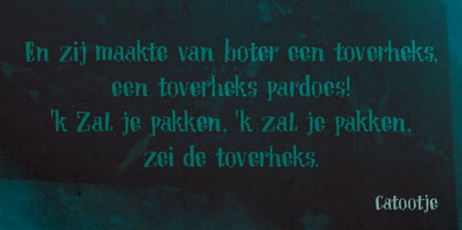 Toverheks Font Poster 3