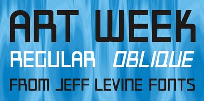 Art Week JNL Font Poster 1