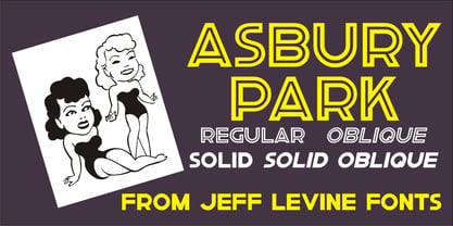 Asbury Park JNL Font Poster 1