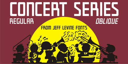 Concert Series JNL Font Poster 1