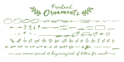 Freeland Font Poster 7