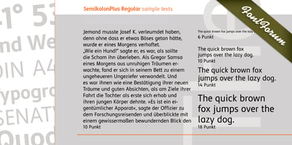 Semikolon Font Poster 4