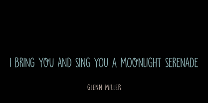 Moonlight Serenade Font Poster 4