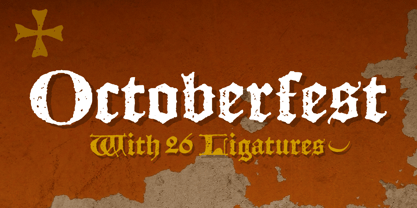 Octoberfest Font Poster 1