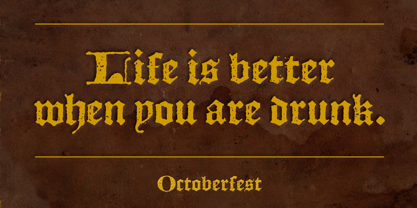 Octoberfest Font Poster 3