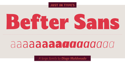 Befter Sans Font Poster 1