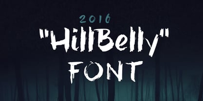 HillBelly Font Poster 1