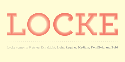 Locke Font Poster 4