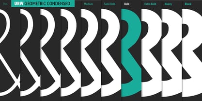 URW Geometric Condensed Font Poster 5
