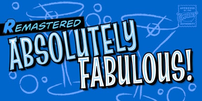 Absolutely Fabulous Font Poster 1