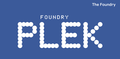 Foundry Plek Font Poster 1