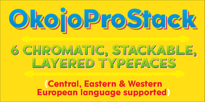 Okojo Pro Stack Font Poster 5