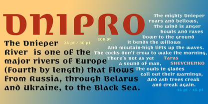 Dnipro Font Poster 9
