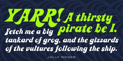 Jolly Roger Font Poster 4