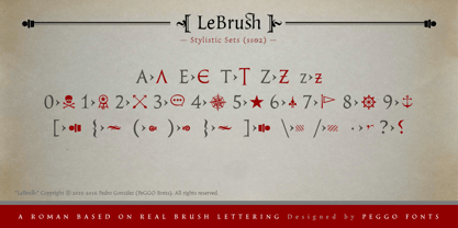 LeBrush Font Poster 20