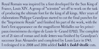 Royal Romain Font Poster 4