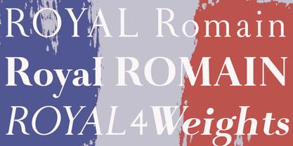 Royal Romain Font Poster 5