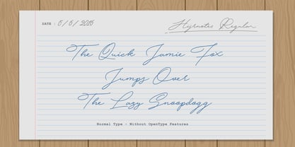 Hijrnotes Font Poster 2