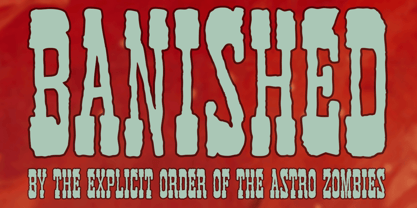 Banished GRP Font Poster 1