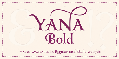 Yana Font Poster 7