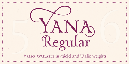 Yana Font Poster 6