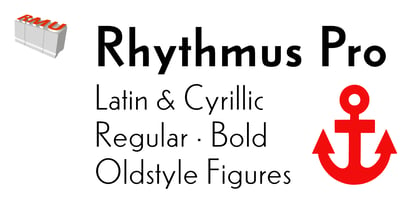Rhythmus Pro Font Poster 1