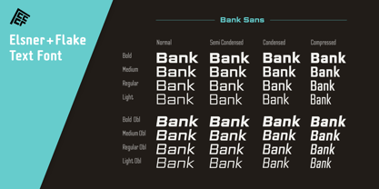 Bank Sans EF Font Poster 6