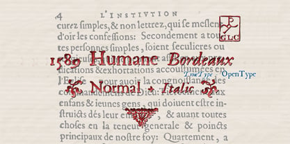 1589 Humane Bordeaux Font Poster 1