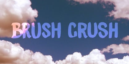 Brush Crush Font Poster 1