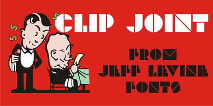Clip Joint JNL Font Poster 1