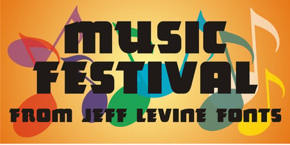 Music Festival JNL Font Poster 1
