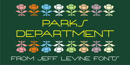 Parks Department JNL Font Poster 1