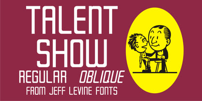 Talent Show JNL Font Poster 1